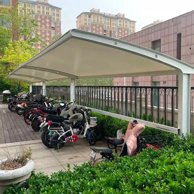 稻城县膜结构电动车棚